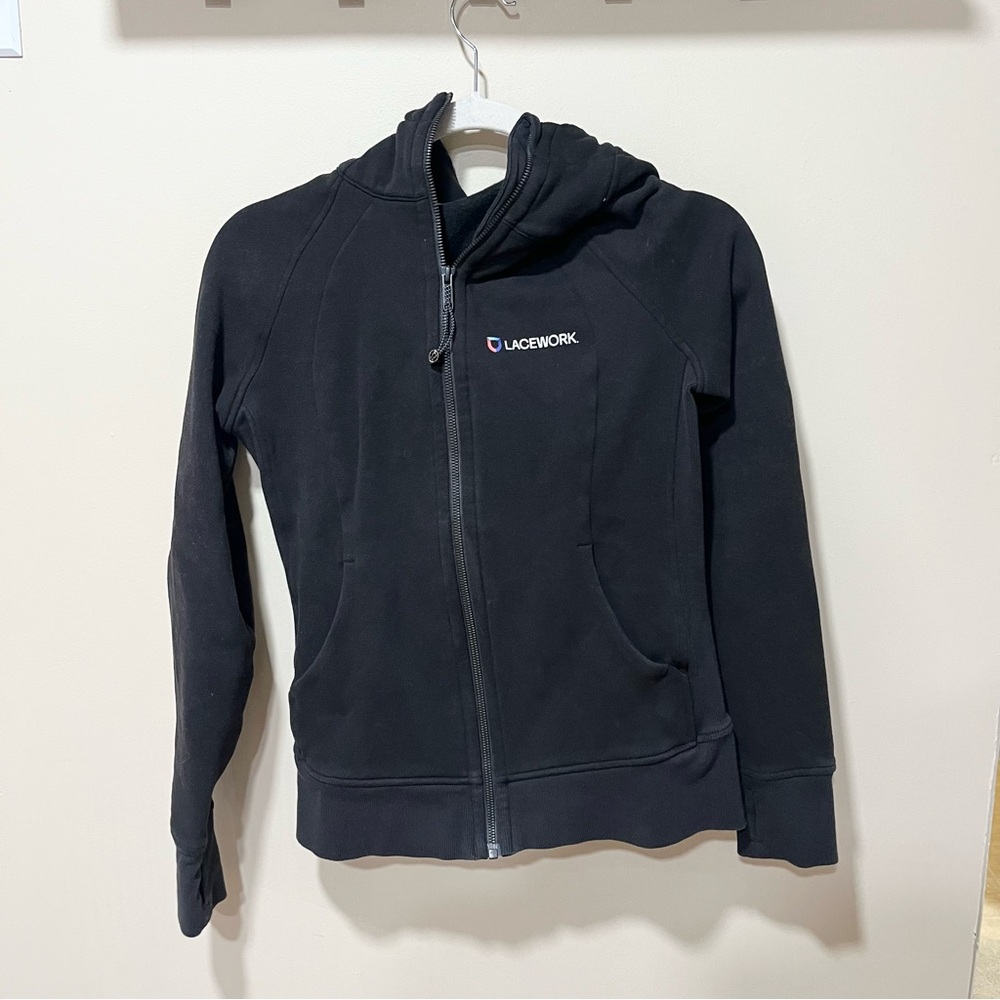 Lululemon black full zip sweater